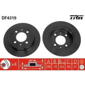 Köp Bromsskiva av TRW DF4319 till det låga priset 309,53 kr
