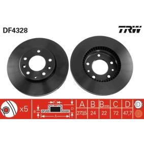 Comprar Disco de freno de TRW DF4328 a bajo precio de 48,53 €