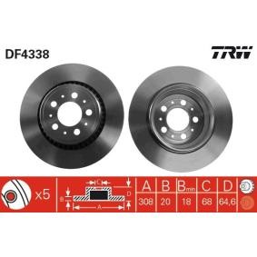 Acquista Disco freno da TRW DF4338 a buon mercato per soli 48,77 €