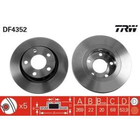 Comprar Disco de freno de TRW DF4352 a bajo precio de 42,77 €