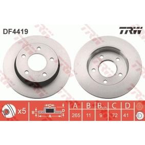 Comprar Disco de freno de TRW DF4419 a bajo precio de 31,58 €