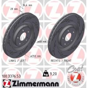 Comprar Disco de freno de ZIMMERMANN 100.3376.53 a bajo precio de 148,65 €