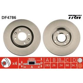 Bremsscheibe für DS von TRW