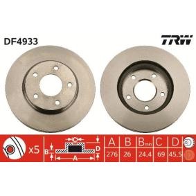 Comprar Disco de freno de TRW DF4933 a bajo precio de 45,11 €