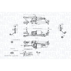 Osta MAGNETI MARELLI Pyyhkijän vivusto netistä Corsa E Hatchback (X15)-mallille edulliseen hintaan