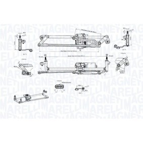 Köp Vindrutetorkarsystem av MAGNETI MARELLI 064351748010 till det låga priset 2485,17 kr