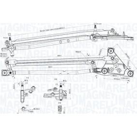 Osta MAGNETI MARELLI Pyyhkijän vivusto netistä C70 II Cabriolet (542)-mallille edulliseen hintaan