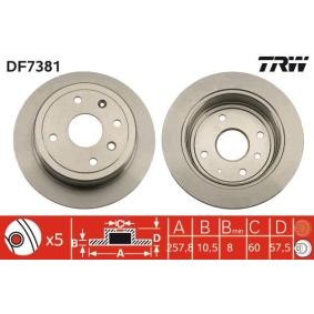 Comprar Disco de freno de TRW DF7381 a bajo precio de 33,79 €