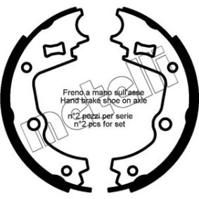 Comprar Zapata de freno de mano de METELLI 53-0662 a bajo precio de 20,27 €