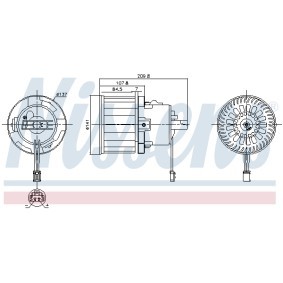 Achetez des Pulseur d'air de chez NISSENS en ligne pour 308 II Van / 3/5 portes (T9, LB) à prix modérés