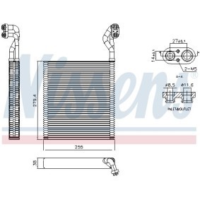 Verdampfer, Klimaanlage 92413