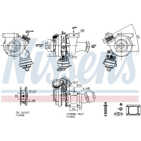 IVECO Turbolader von NISSENS