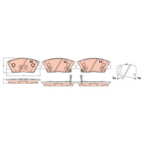 Comprar Juego de pastillas de freno de TRW GDB2371 a bajo precio de 56,25 €