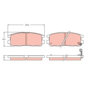 Comprar Juego de pastillas de freno de TRW GDB2452 a bajo precio de 33,27 €