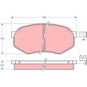 Acquista Kit pastiglie freni da TRW GDB1026 a buon mercato per soli 194,58 €