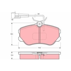 Compre Pastilhas de travão da TRW GDB1095 a um preço baixo por 34,34 €