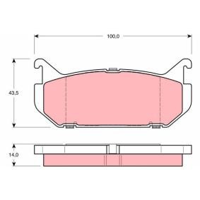 Acquista Kit pastiglie freni da TRW GDB1140 a buon mercato per soli 29,09 €