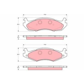 Acquista Kit pastiglie freni da TRW GDB1207 a buon mercato per soli 36,71 €