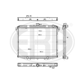 Achetez des Radiateur du moteur ERA 673484 à prix pour 520,11 €