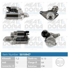 Köp Startmotor av MEAT & DORIA 5010947 till det låga priset 2683,39 kr