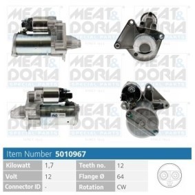 Köp Startmotor av MEAT & DORIA 5010967 till det låga priset 2380,69 kr