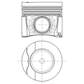 Kolben 037 PI 00152 001