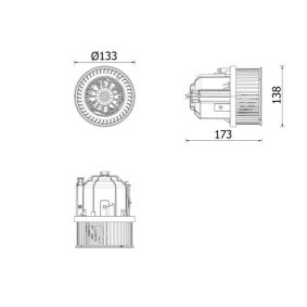 Köp Kupéfläkt av MAHLE ORIGINAL AB 337 000P till det låga priset 1285,25 kr
