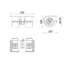 Achetez des Pulseur d'air habitacle MAHLE ORIGINAL AB 350 000P à prix pour 357,07 €