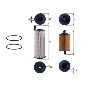 Comprar Filtro combustible de MAHLE ORIGINAL KX 646KIT a bajo precio de 118,07 €