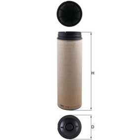 Sekundärluftfilter von MAHLE ORIGINAL LXS 394