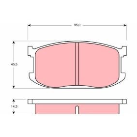 Acquista Kit pastiglie freni da TRW GDB252 a buon mercato per soli 19,49 €