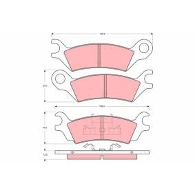 Acquista Kit pastiglie freni da TRW GDB290 a buon mercato per soli 26,07 €
