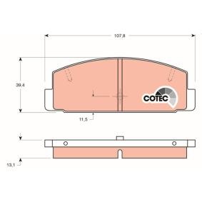 Acquista Kit pastiglie freni da TRW GDB3088 a buon mercato per soli 27,86 €