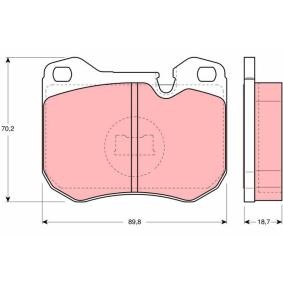Acquista Kit pastiglie freni da TRW GDB309 a buon mercato per soli 37,97 €