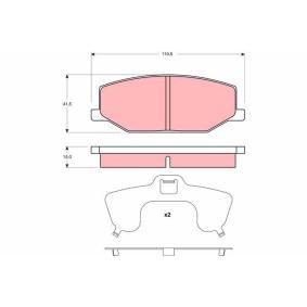 Comprar Juego de pastillas de freno de TRW GDB3210 a bajo precio de 89,82 €