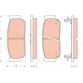 Acquista Kit pastiglie freni da TRW GDB3413 a buon mercato per soli 37,85 €