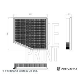 Köp Luftfilter av BLUE PRINT ADBP220142 till det låga priset 289,35 kr