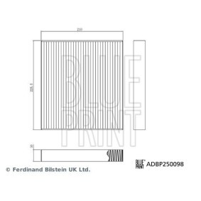 Innenraumfilter ADBP250098