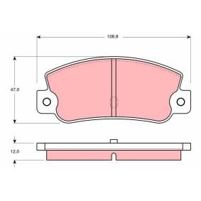 Compre Pastilhas de travão da TRW GDB360 a um preço baixo por 22,53 €