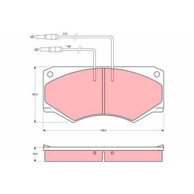 Acquista Kit pastiglie freni da TRW GDB389 a buon mercato per soli 33,14 €