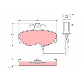 Acquista Kit pastiglie freni da TRW GDB471 a buon mercato per soli 28,07 €