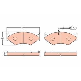 Acquista Kit pastiglie freni da TRW GDB5062 a buon mercato per soli 70,63 €
