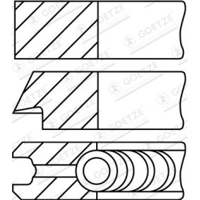 Achetez des Jeu de segments de pistons GOETZE ENGINE 08-524100-10 à prix pour 20,30 €