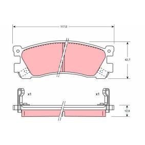 Acquista Kit pastiglie freni da TRW GDB746 a buon mercato per soli 28,98 €