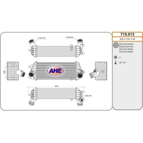 Köp Intercooler av AHE 715.013 till det låga priset 2986,71 kr