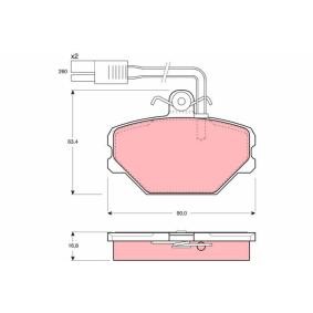 Acquista Kit pastiglie freni da TRW GDB836 a buon mercato per soli 108,12 €