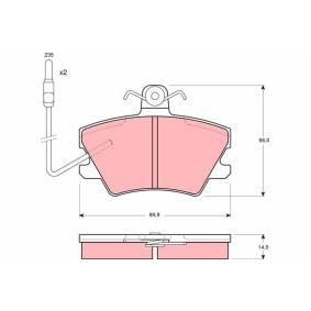 Achetez des Plaquettes de frein TRW GDB968 à prix pour 24,54 €