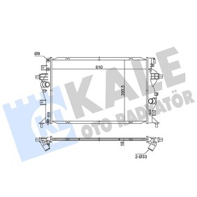 Achetez des Radiateur du moteur KALE OTO RADYATOR 363270 à prix pour 122,31 €
