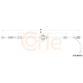 Seilzug, Schaltgetriebe 92.2CB.ME013