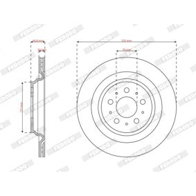 Osta FERODO Jarrulevyt netistä Model 3 (5YJ3)-mallille edulliseen hintaan